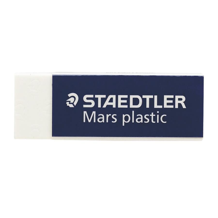 Staedtler Logo - Staedtler Mars Plastic Eraser - Lead Pencil Eraser - Latex-free,  Non-smudge, Tear Resistant, Smear Resistant - Vinyl - 0.5