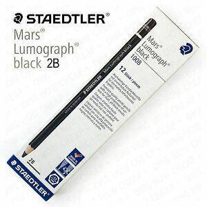 Staedtler Logo - Details about Staedtler Mars Lumograph Black Professional Artists Sketching  Pencils 100B
