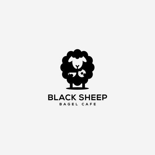 Sheep Logo - Black Sheep Bagel Cafe | Logo design contest