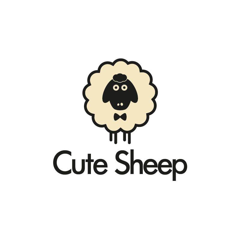 Sheep Logo - Cute Sheep Creative Logo
