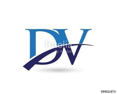 DV Logo - DV Logo Letter Swoosh Stock Image And Royalty Free Vector Files