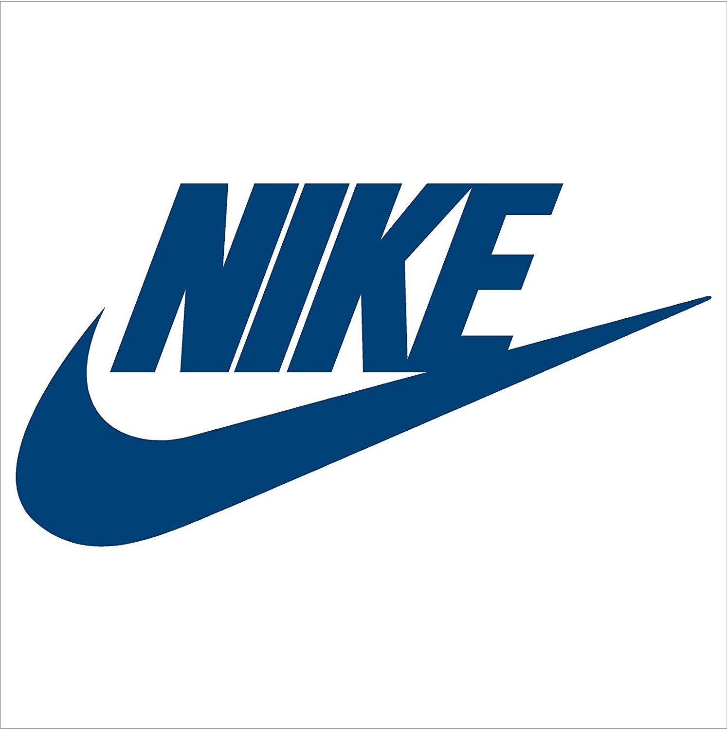 Niek Logo - Nike Swoosh Logo Vinyl Sticker Decal-Orange-4 Inch