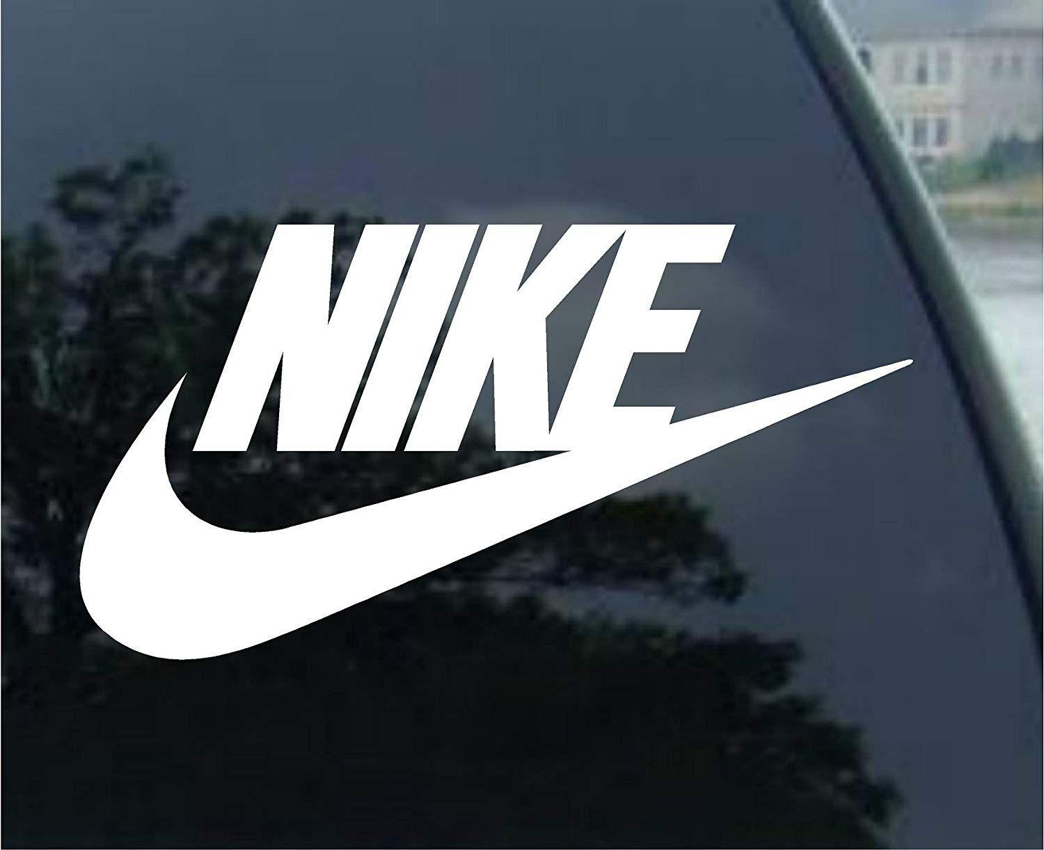 Nilke Logo - Amazon.com: Crawford Graphix Nike Logo - Vinyl Sticker Decal (12 ...