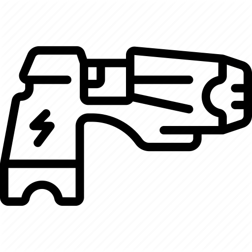 Taser Logo - 'Law Enforcement - Outline' by Juicy Fish