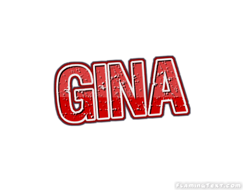 Gina Logo - Gina Logo | Free Name Design Tool from Flaming Text