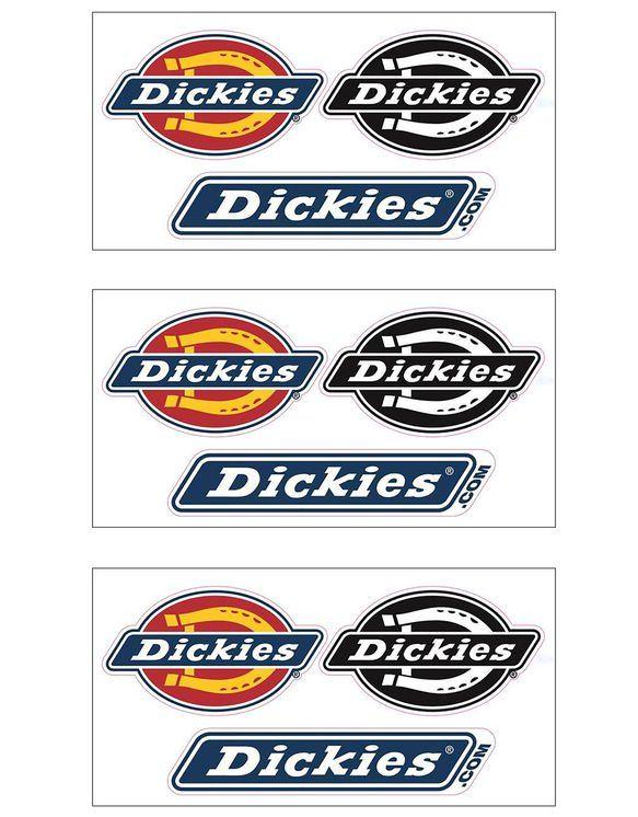 Stickers Logo - Dickies Exclusive Logo Stickers, 5-Pack of 3