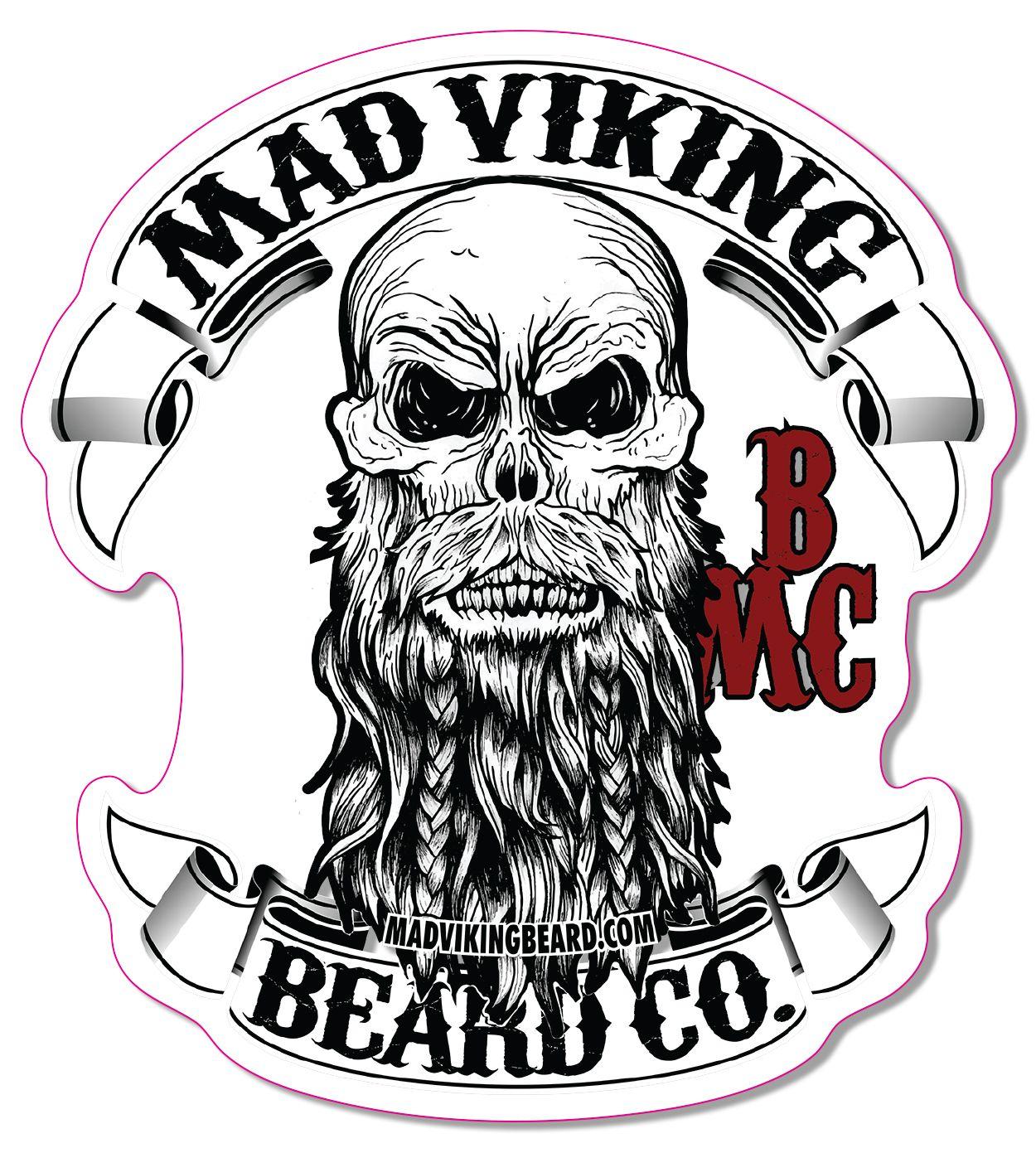 Stickers Logo - Mad Viking Logo Sticker 4x 4.387