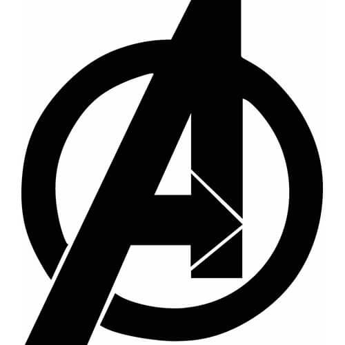 Stickers Logo - Avengers Decal Sticker - AVENGERS-LOGO-DECAL