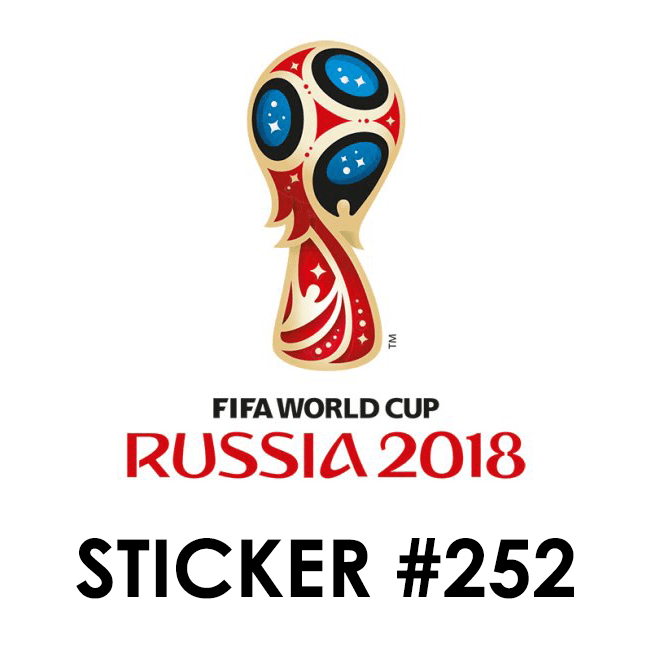 Stickers Logo - 2018 PANINI WORLD CUP STICKERS – DENMARK LOGO STICKER (#252)