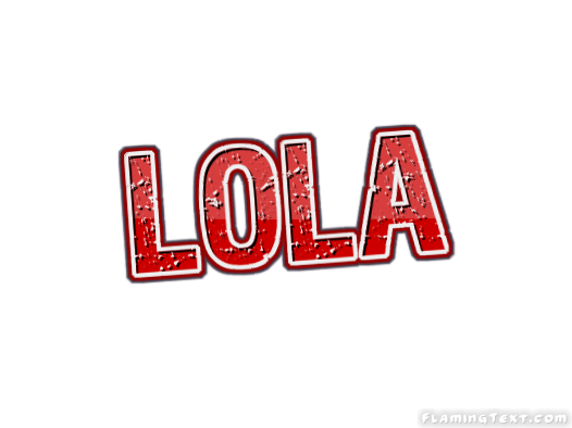 Lola Logo - Lola Logo. Free Name Design Tool from Flaming Text