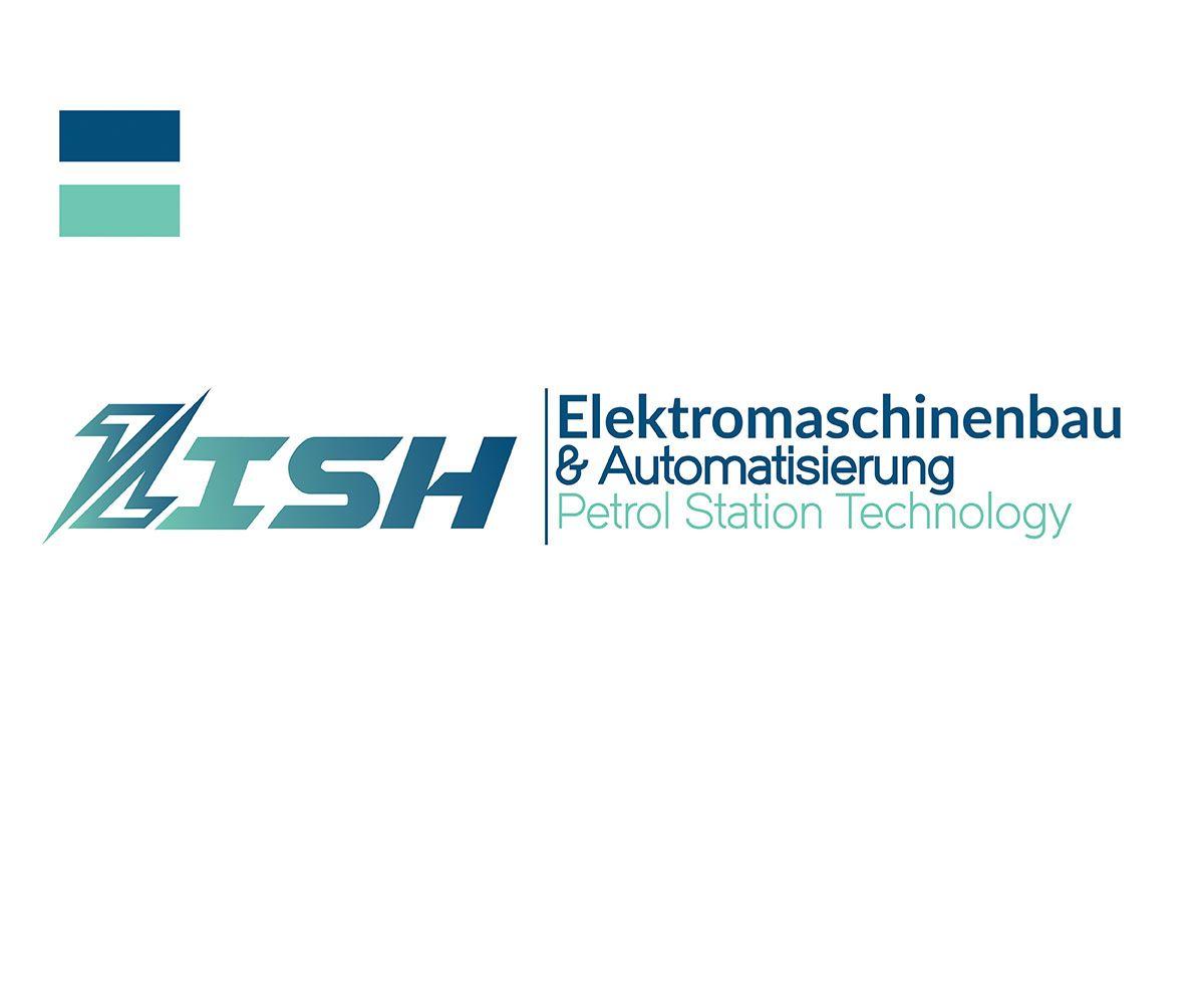 Hed Logo - Logo Design for ZiSH Elektromaschinenbau & Automatisierung Petrol