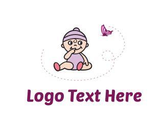 Baby Logo - Purple Baby Logo