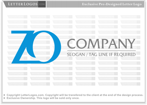 Zo Logo - LetterLogos.com - Letter ZO Logo ( z-logo-13 )