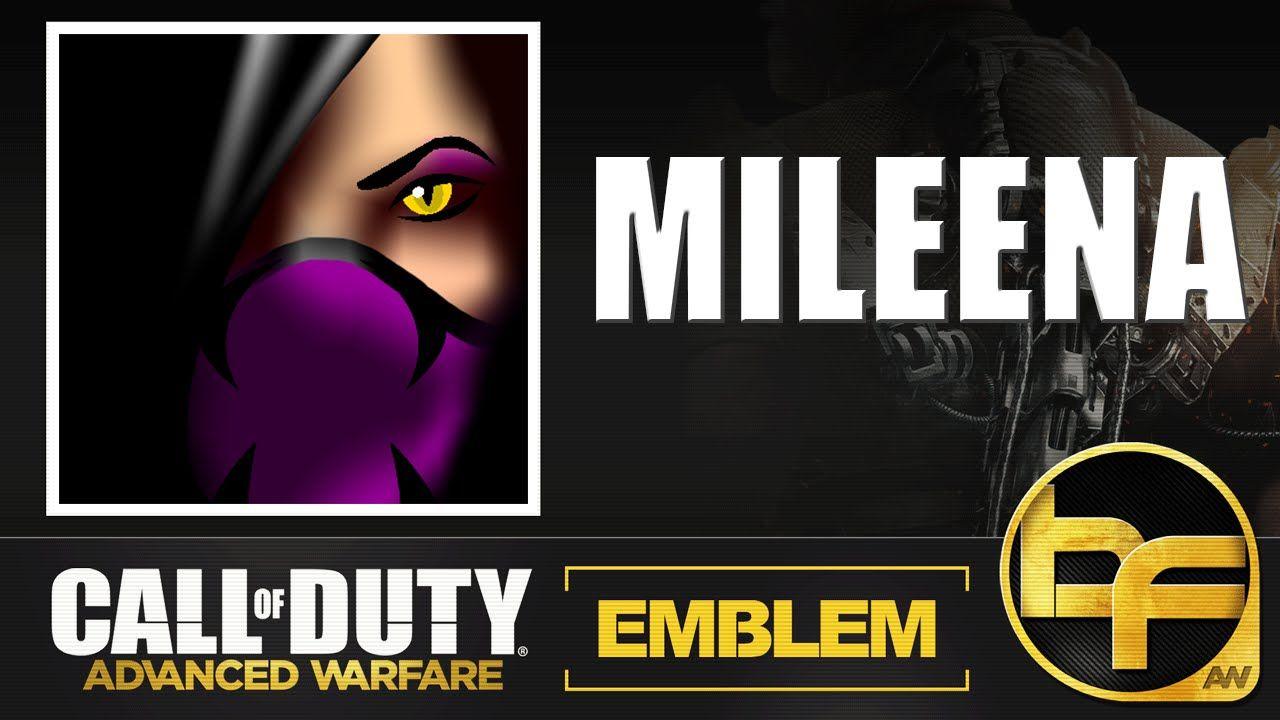 Mileena Logo - COD Advanced Warfare Emblem Tutorial Kombat Mileena
