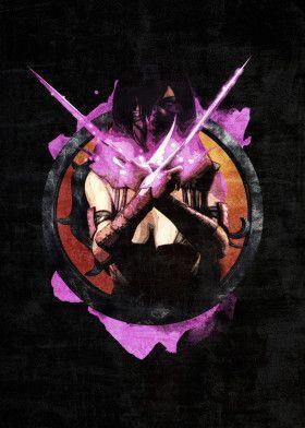 Mileena Logo - Mortal Kombat Mileena by J.P. Voodoo | metal posters | Art by J.P. ...