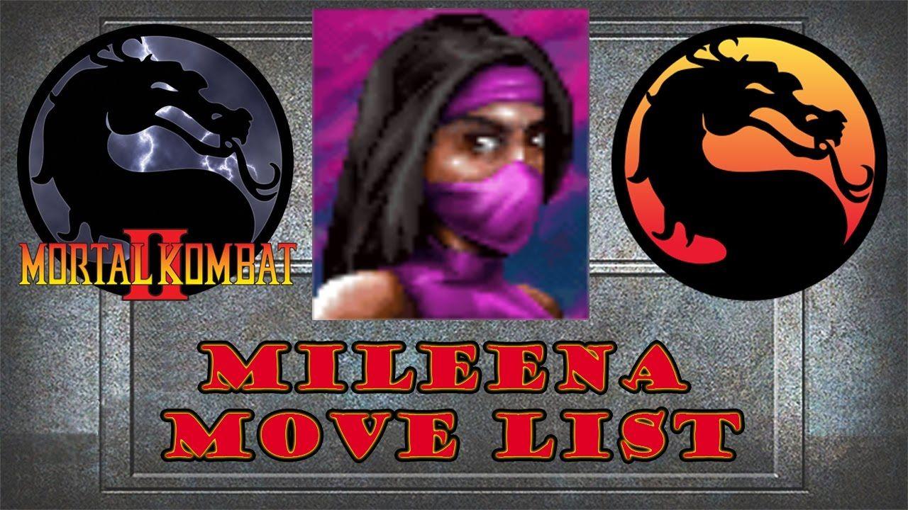 Mileena Logo - Mortal Kombat 2 - Mileena Move List