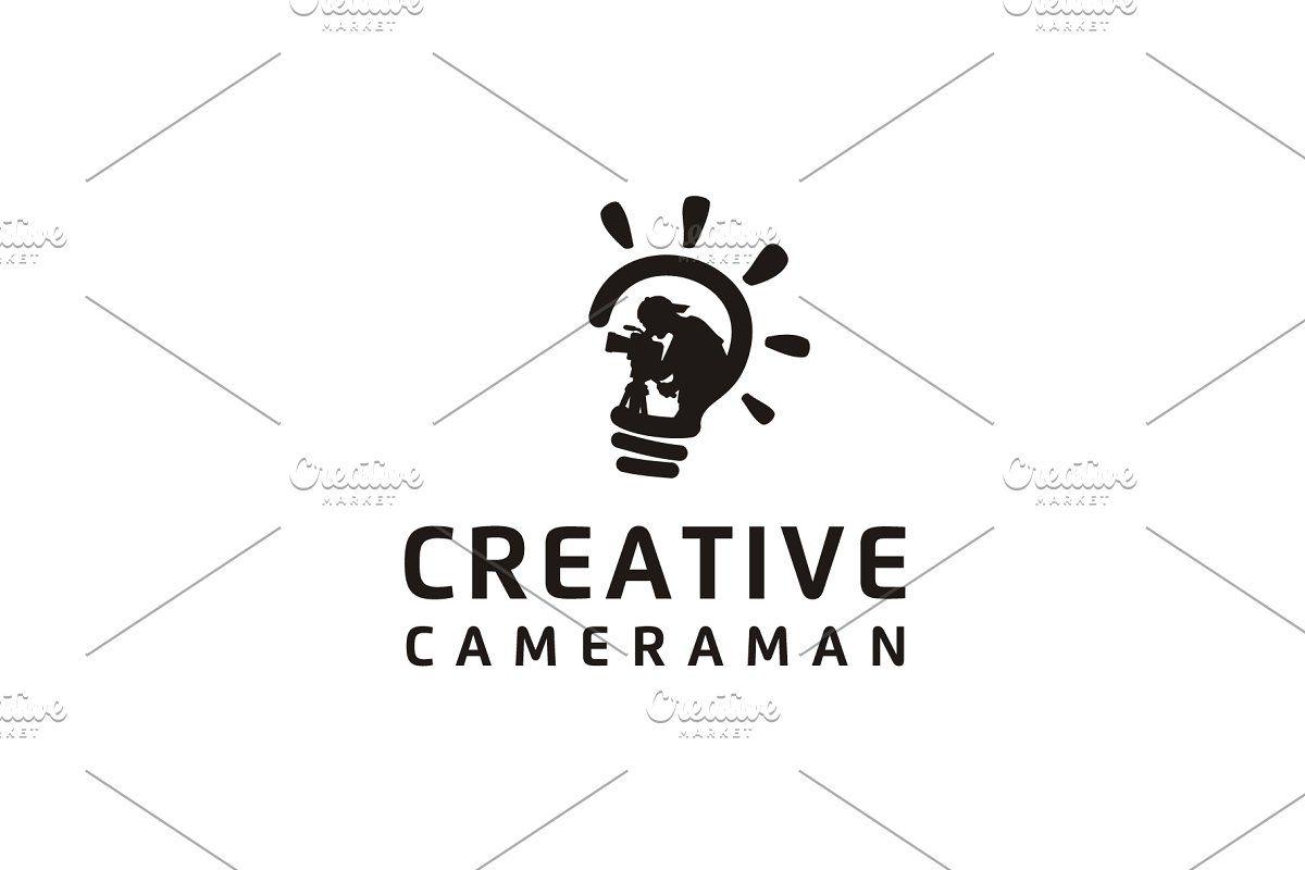 Cameraman Logo - Creative Film / Video Studio Logo