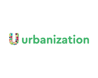 Urbanization Logo - urbanization Designed