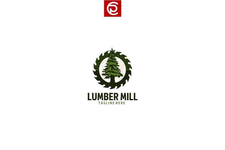 Mill Logo - Lumber Mill Logo