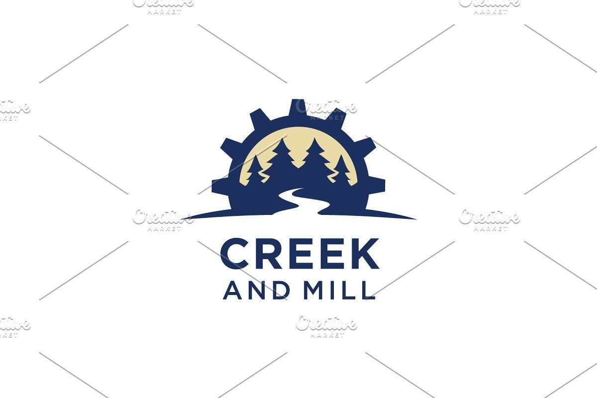 Mill Logo - Nature Creek & Gear Mill logo design
