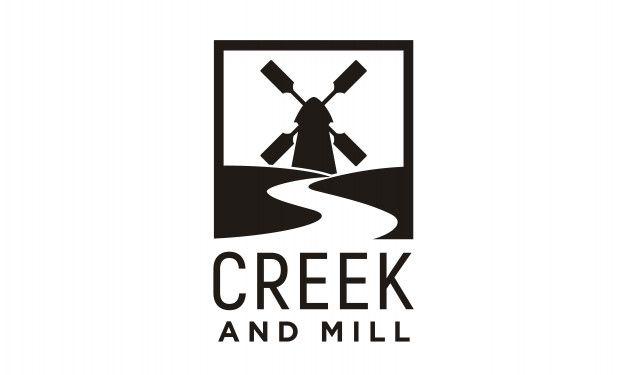 Mill Logo - Creek and mill logo design inspiration Vector | Premium Download