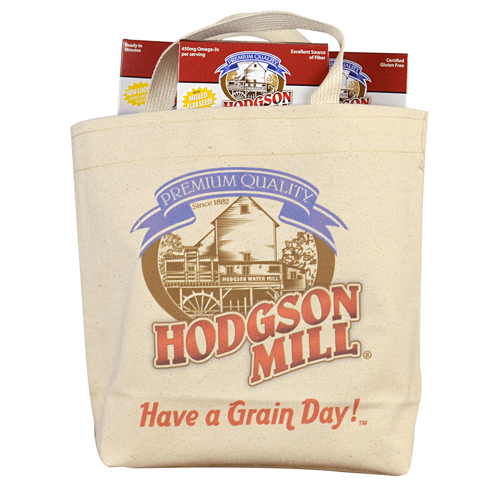 Mill Logo - Hodgson Mill Logo Cotton Tote Bag