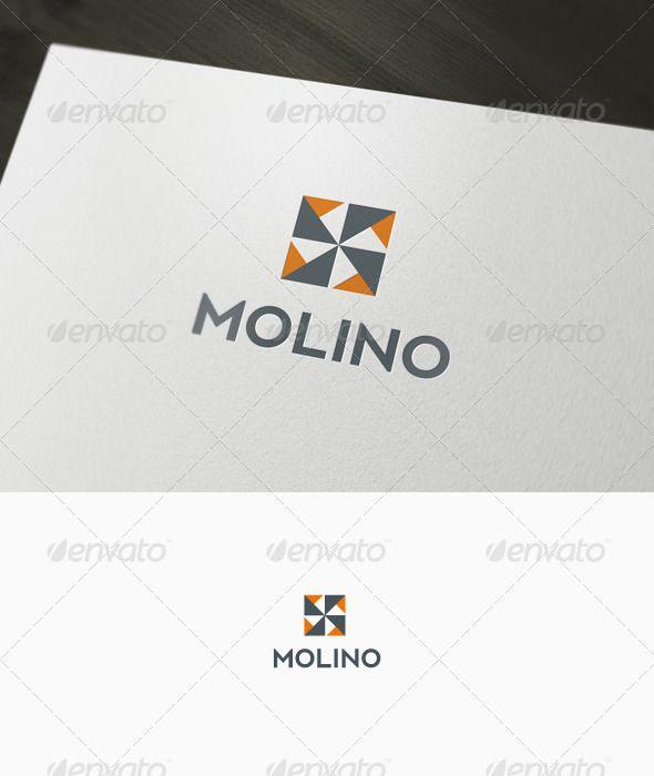 Mill Logo - Mill Logo Graphics, Designs & Templates from GraphicRiver