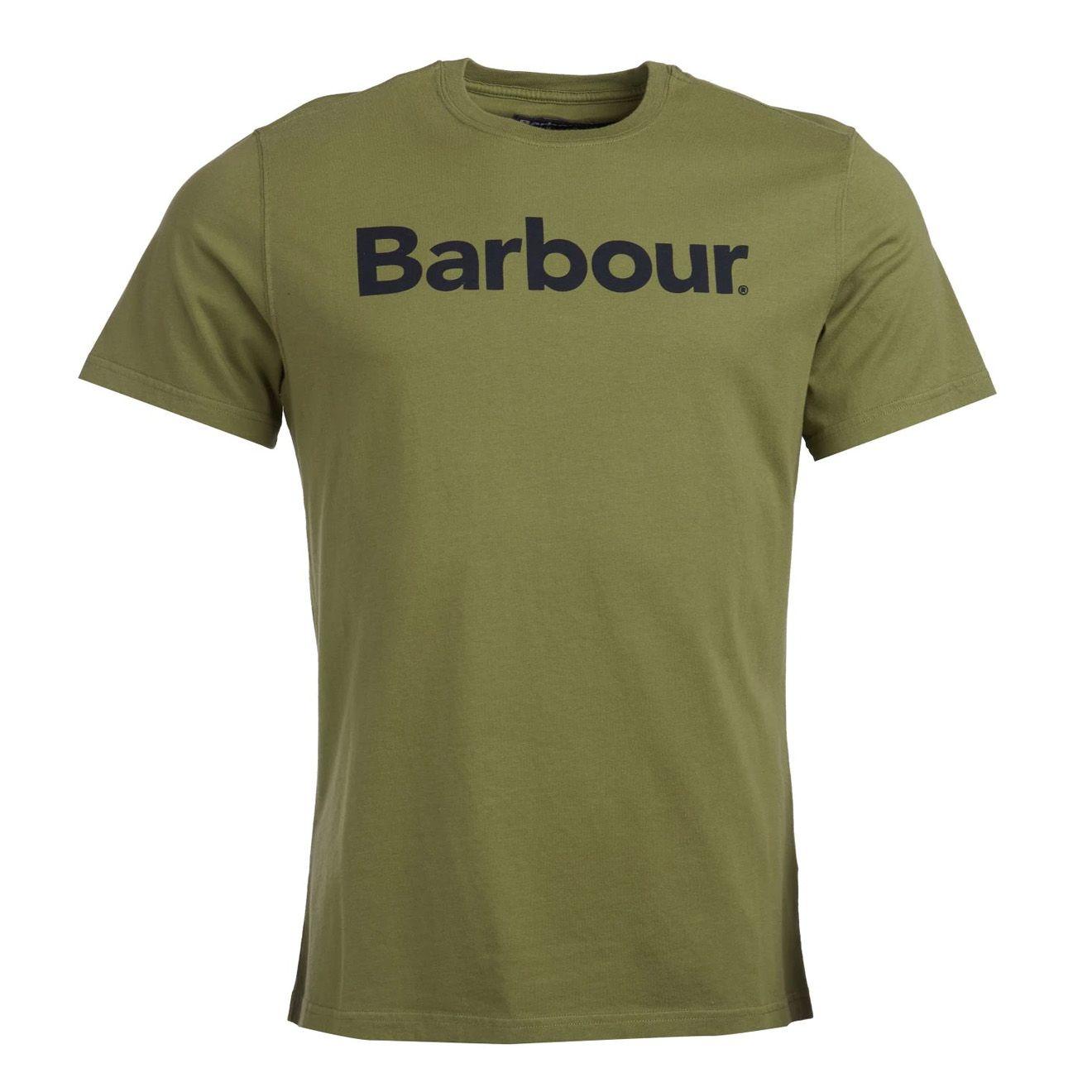 Barbour Logo - Barbour Logo T Shirt Burnt Olive