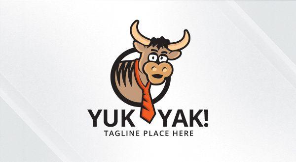 Yak Logo - Yak - Cartoon Logo - Logos & Graphics