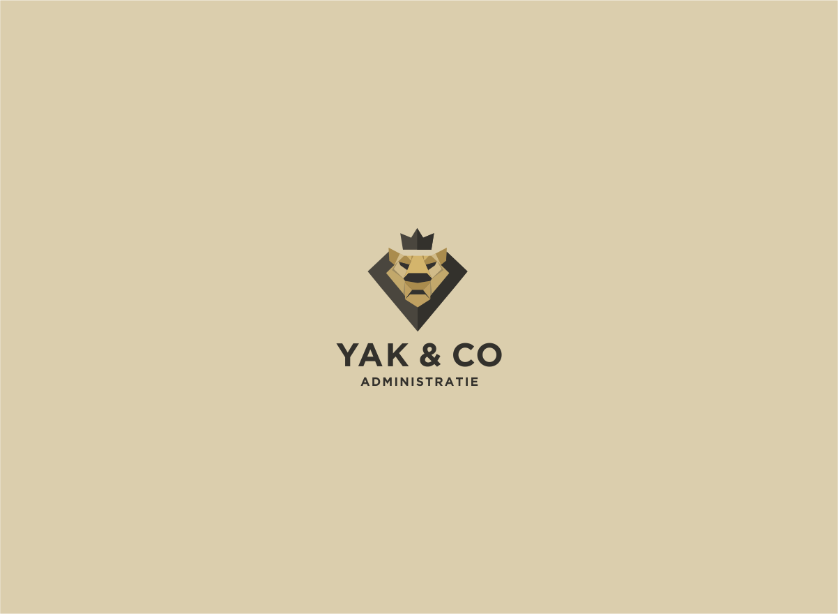 Yak Logo - Yak & Co Financial Logo Origami Logo Origami Branding Identity Lion
