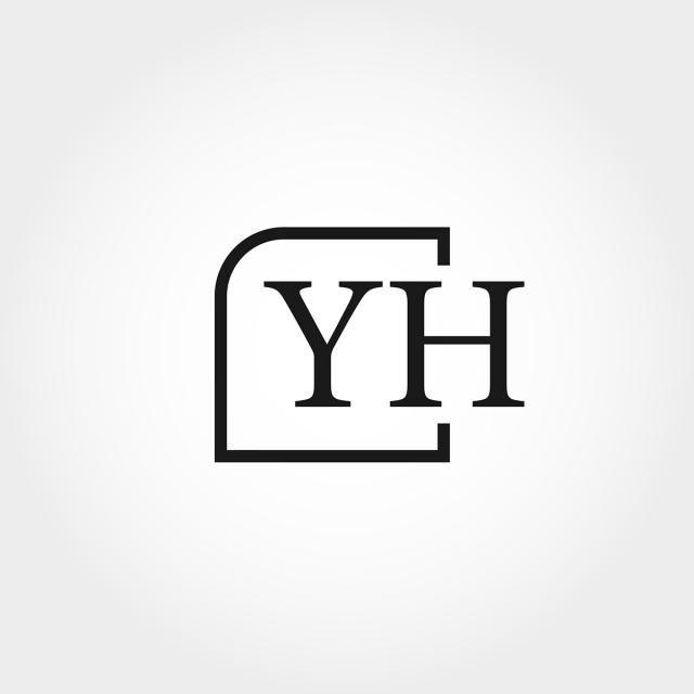 Yh Logo - Initial Letter YH Logo Template Design Template for Free Download on ...