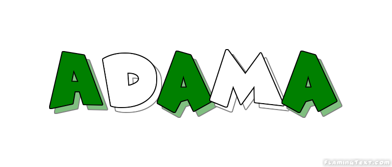 Adama Logo - Nigeria Logo | Free Logo Design Tool from Flaming Text