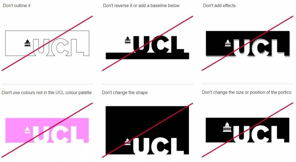 Don't Logo - Logo | Communications & Marketing - UCL - London's Global University