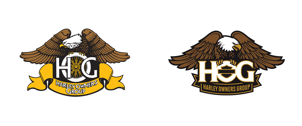 Hog Logo - Brand New: New Logo for Harley Owners Group by GS Design