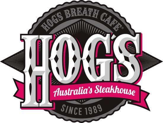 Hog Logo - Hog's Logo of Hog's Breath Cafe, Frankston