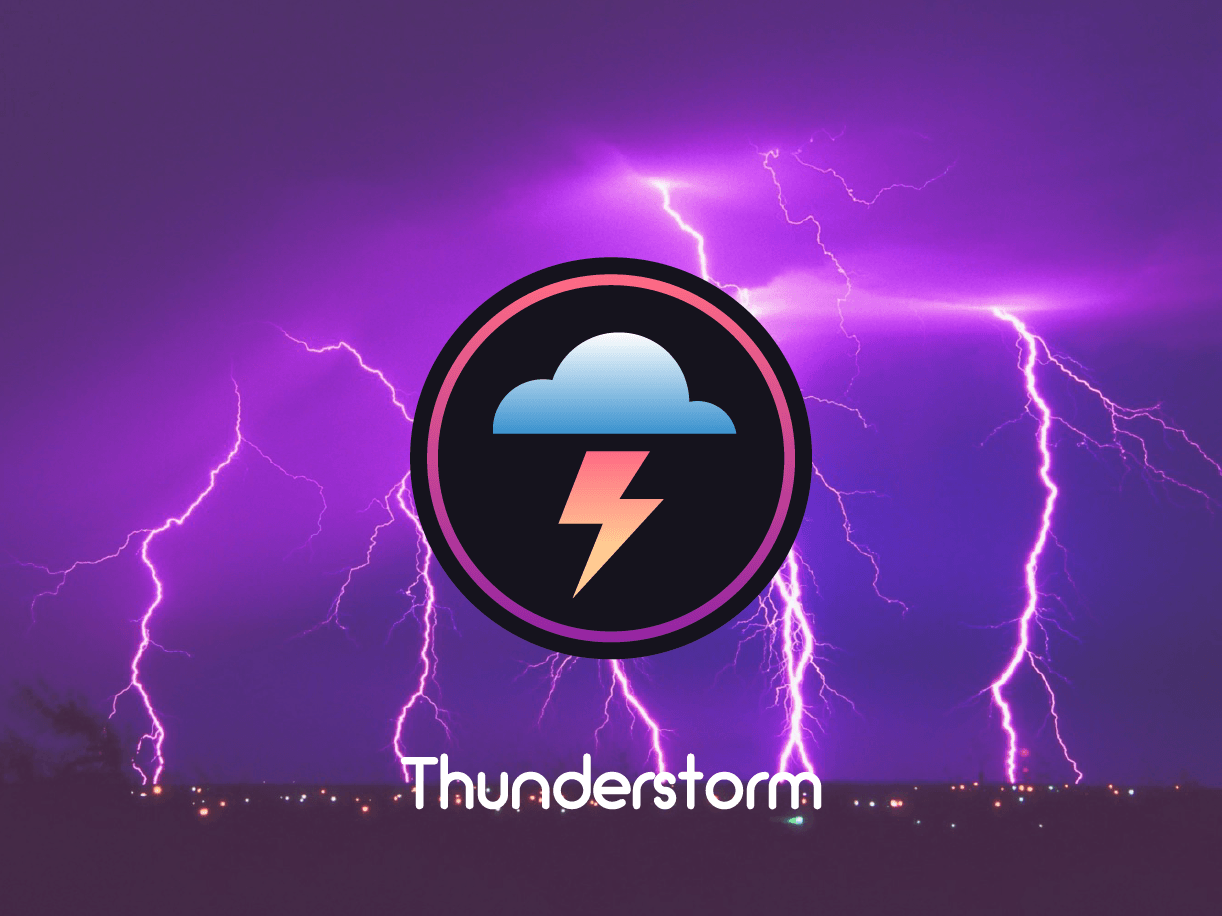 Thunderstorm Logo - Thunderstorm Logo by black orbit on Dribbble