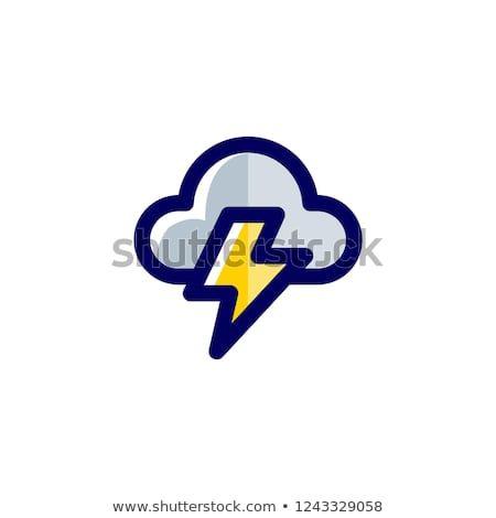 Rainy Logo - Thunderstorm clouds icon , Rainy Days symbol logo | Rainy Days Icon ...