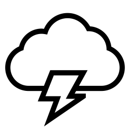 Thunderstorm Logo - Thunderstorm Logo Icon of Line style - Available in SVG, PNG, EPS ...