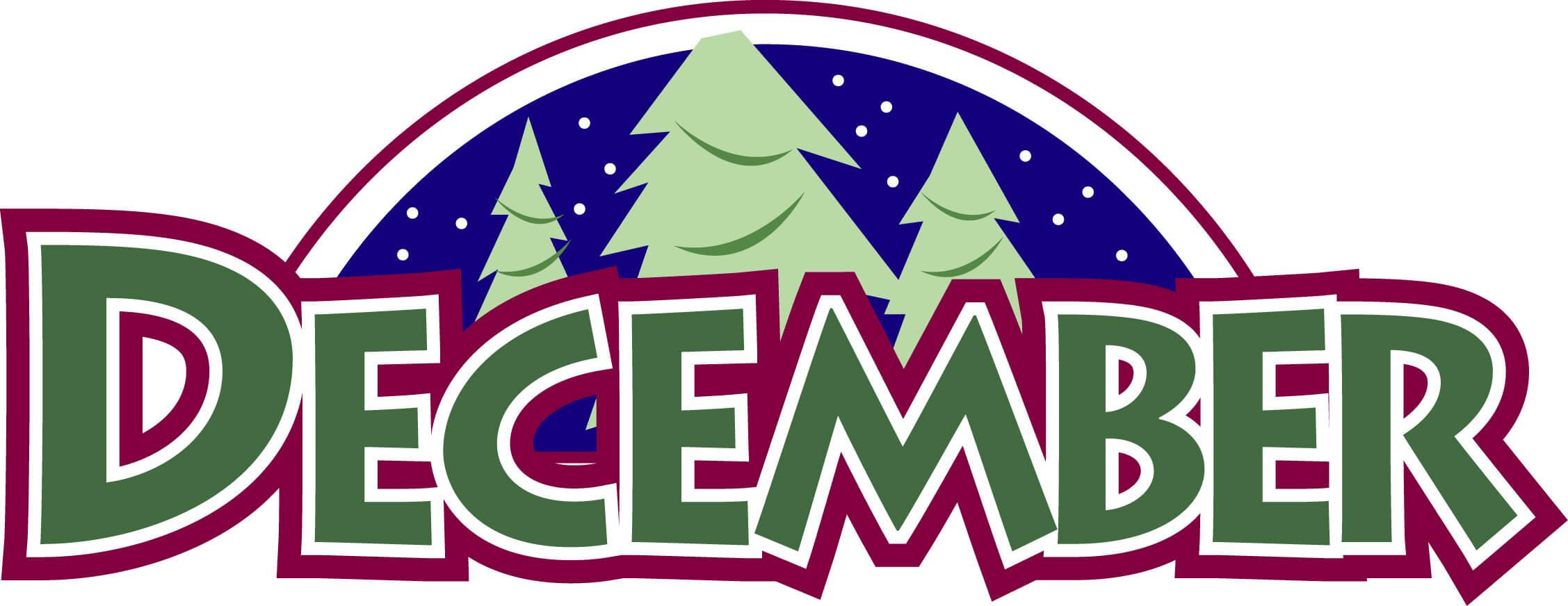 December Logo - December Clipart