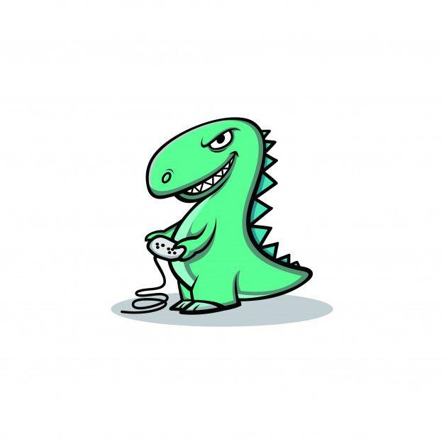 Dino Logo - Dino logo characters template Vector | Premium Download