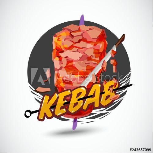 Kabab Logo - kebab logo - vector - Buy this stock vector and explore similar ...