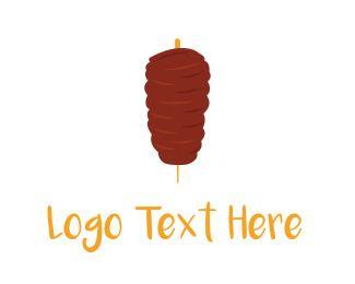 Kabab Logo - Meat Kebab Logo