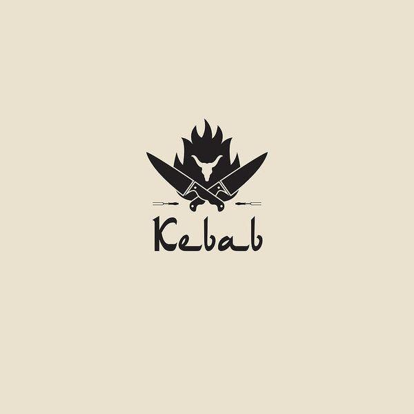 Kabab Logo - Doner Kebab Logo Templates Art Print