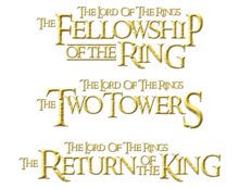 Lotr Logo - The Lord of the Rings (film series)