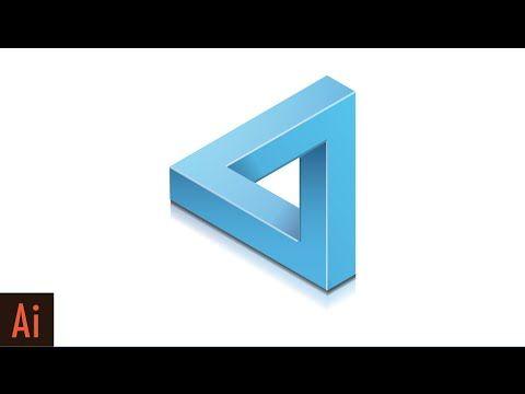 Illusion Logo - Create 3D Logo (Illusion Triangle) | Illustrator Tutorial