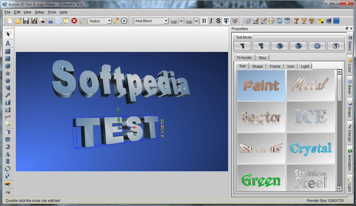 Softpedia Logo - Softpedia Exclusive Discount: 50% Off Aurora 3D Text & Logo Maker