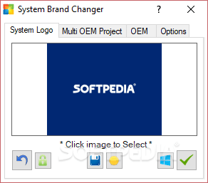 Softpedia Logo - Download System Brand Changer 1.0.2.2