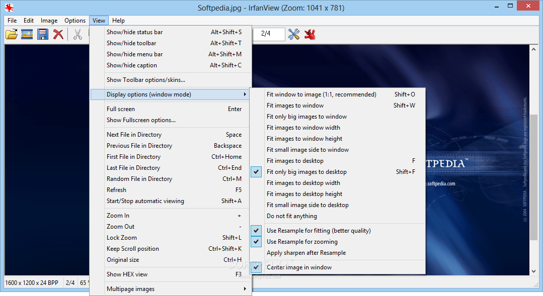 Softpedia Logo - Download IrfanView 4.53