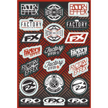 Motosport Logo - Factory Effex Logo Sticker Sheet | MotoSport (Legacy URL)