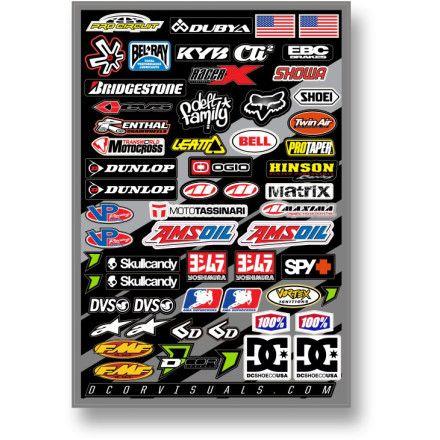 Motosport Logo - D'COR Visuals Assorted Logo Decal Sheet